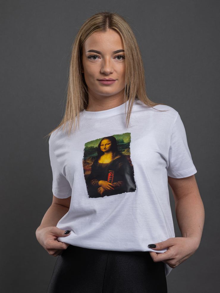 "Mona Lisa" póló, fehér