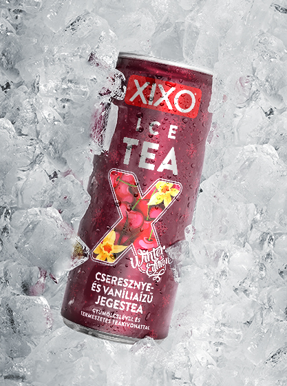 XIXO Cseresznye- és vaníliaízű jegestea tálca