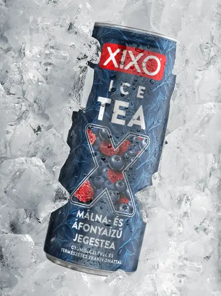 Málna-áfonya ízű fekete tea tálca