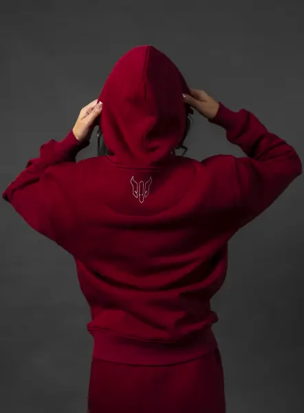 Basic Hoodie Maroon