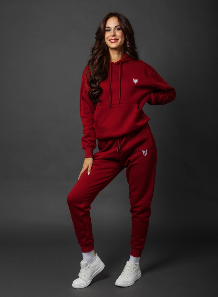 Basic Hoodie Maroon